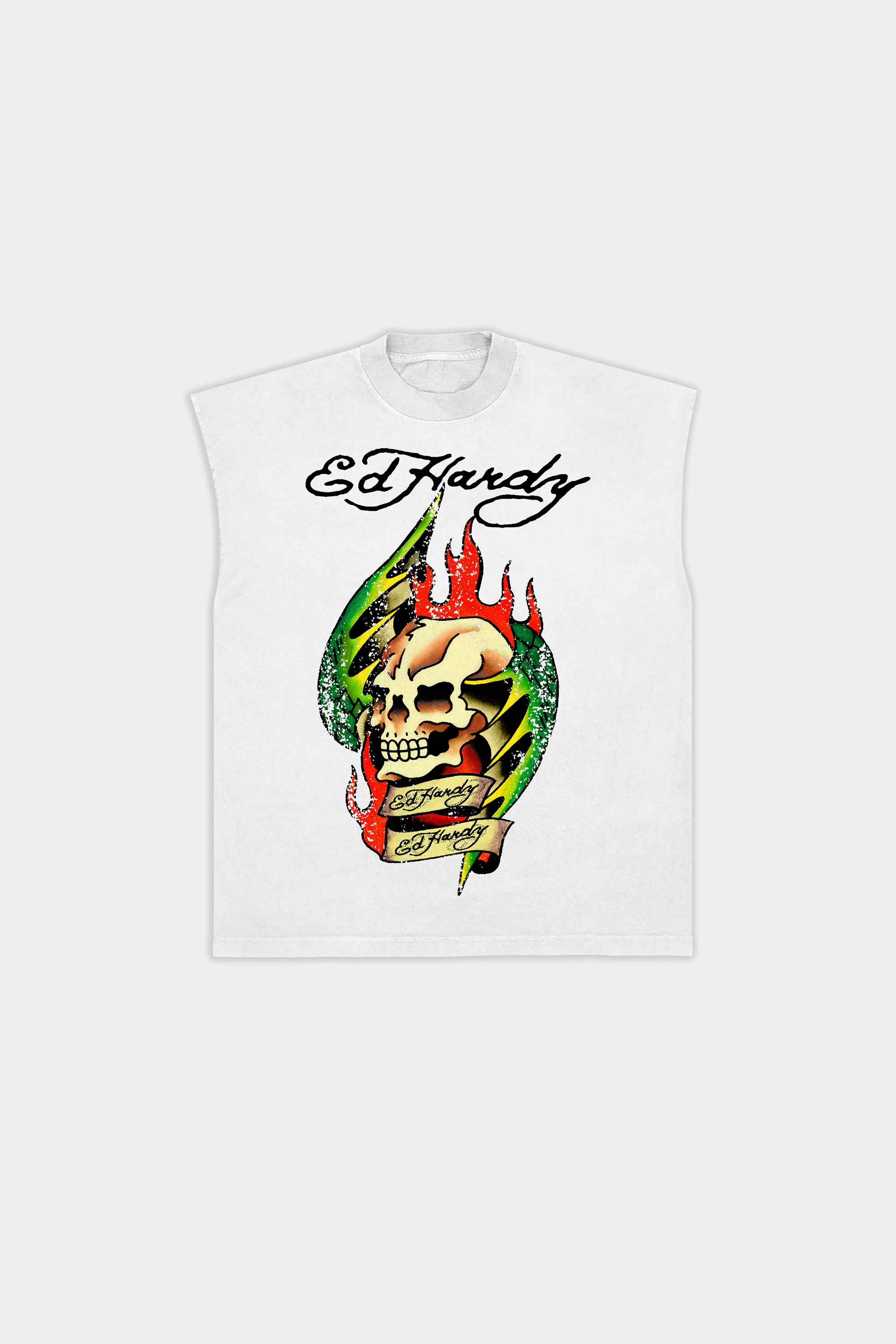 ★正規品★新品★ED HARDY★スカル★タンクトップ★ダークレッド★S★ セール】Ed Hardy タンクトップ ロング丈（タンクトップ）｜Ed Hardy