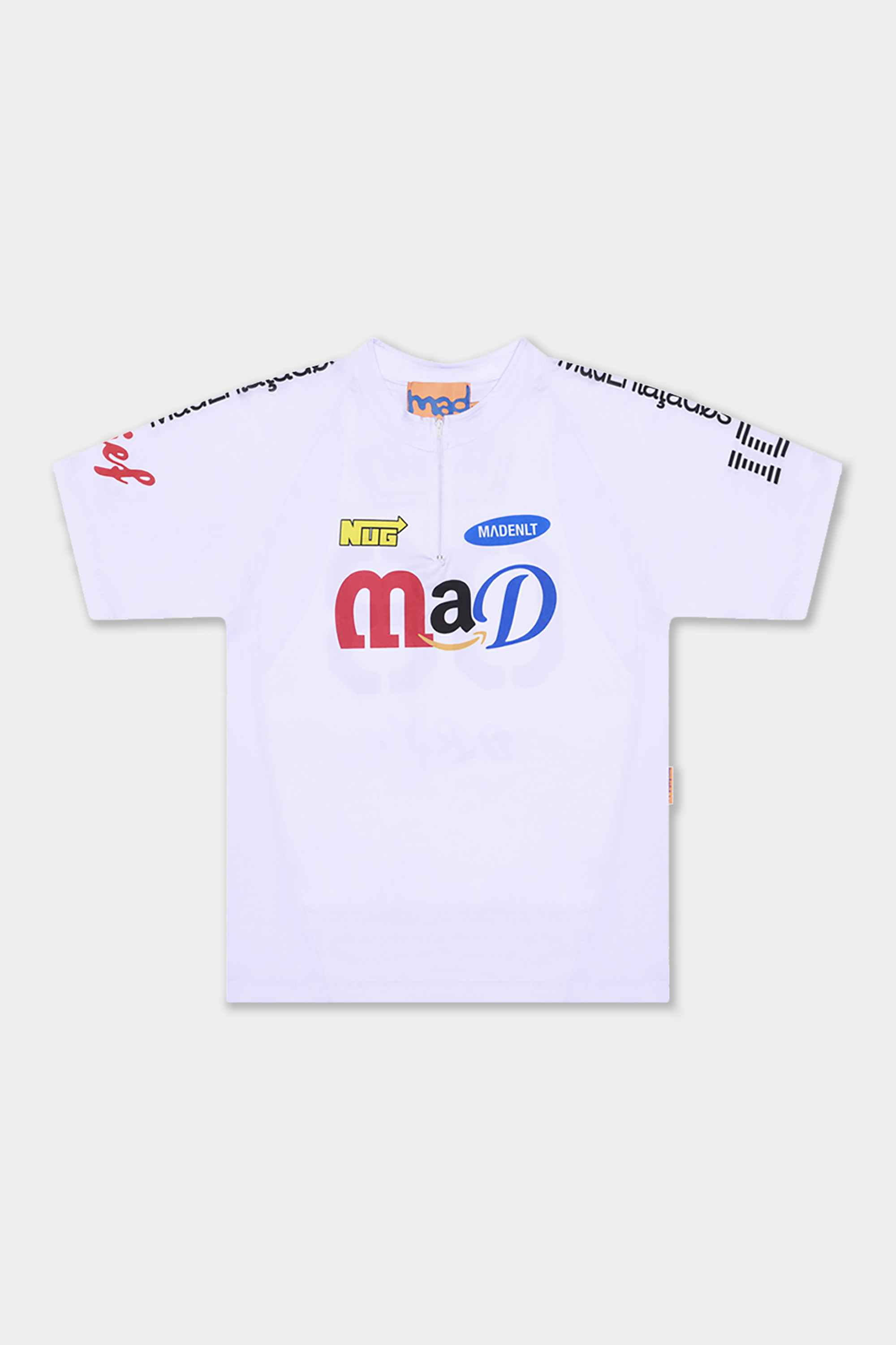 Jersey Mad Enlatados Half Zip White