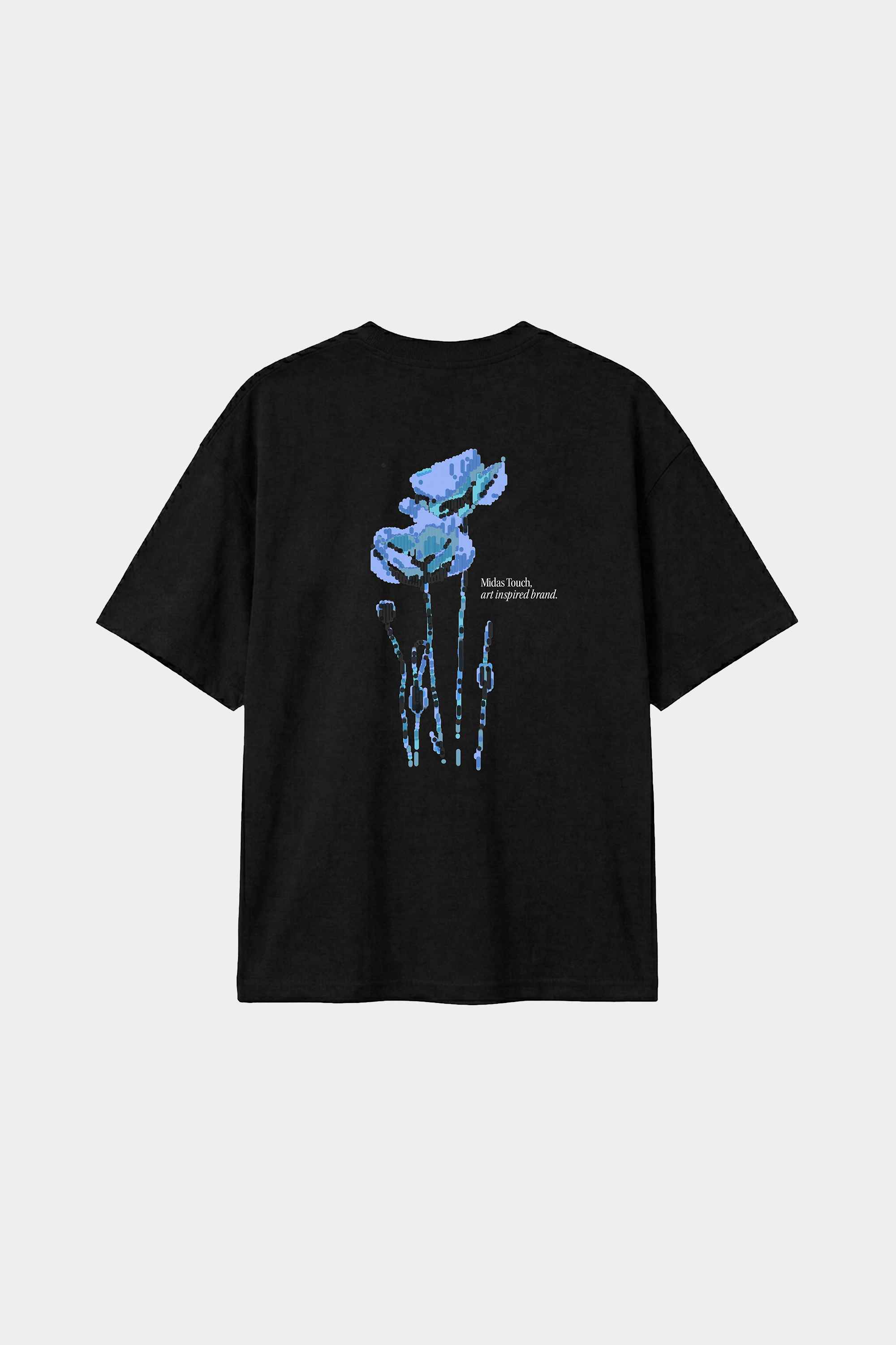 Camiseta Midas Touch Marker Flower Black